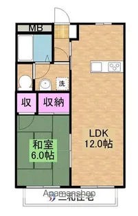エンゼルタウン宝石【2階】の間取り
